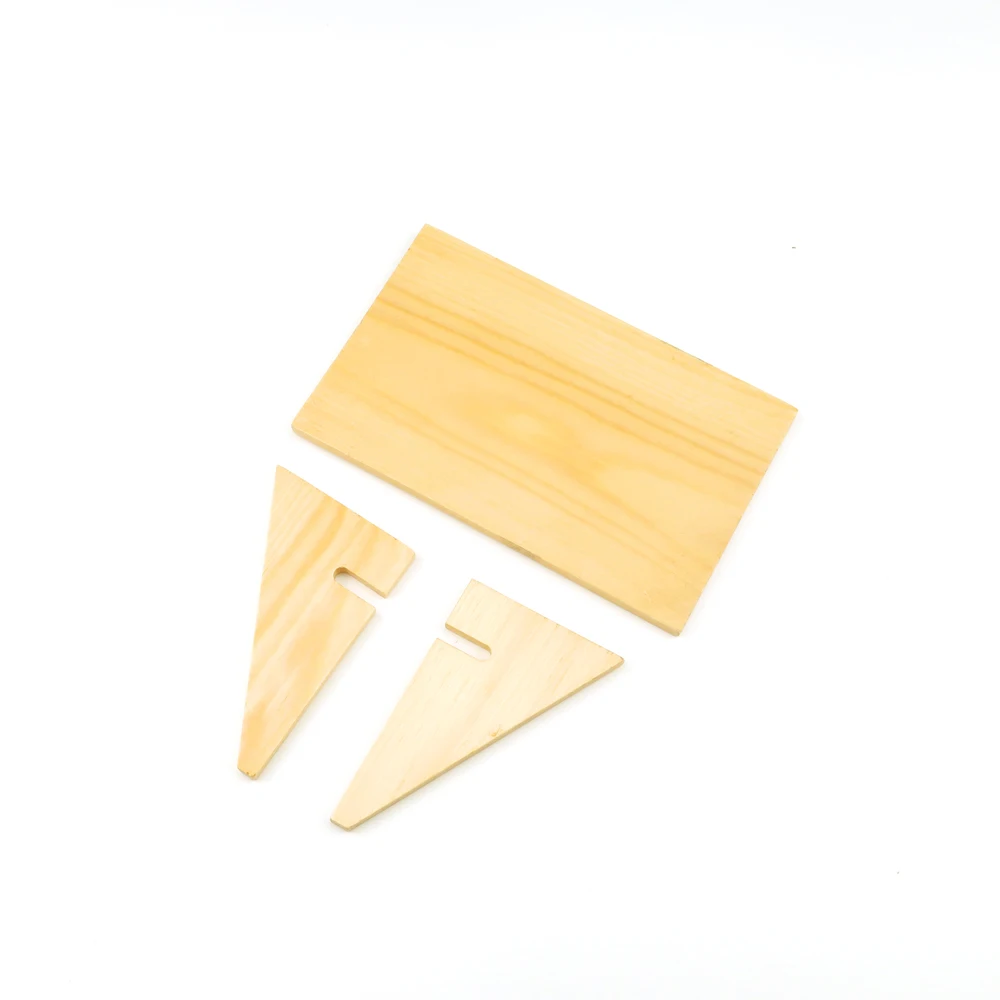 Wooden Craft  High Quality Home Decor Wooden Display Stand For Birthday Party Gift Wooden Postcard Holder