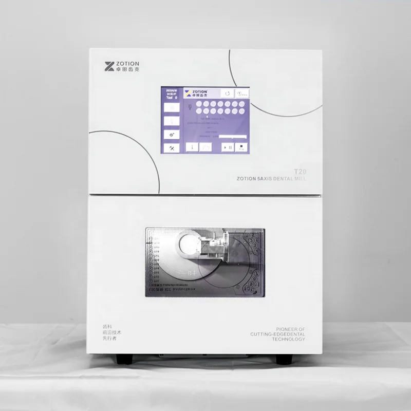 ZOTION 5 Axis Zirconia Milling Dental Machine Fresadora Equipment for Clinica and Laboratorio dental