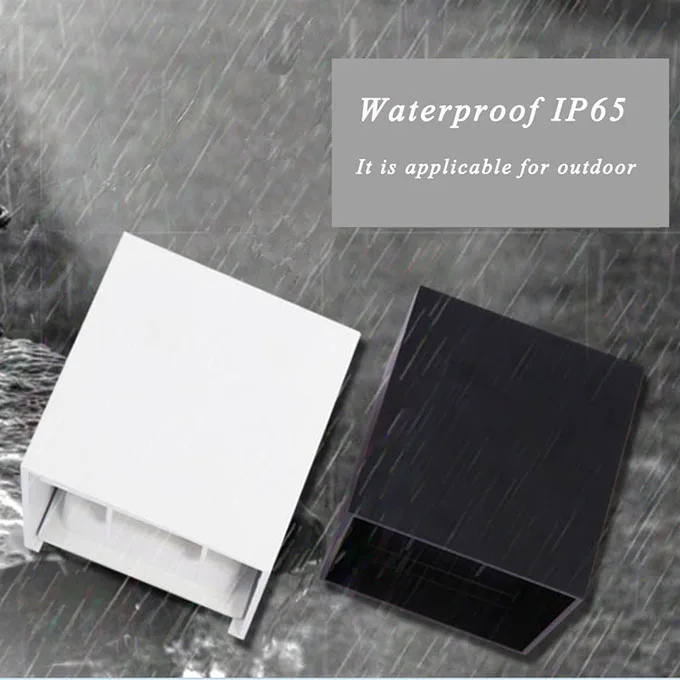 Wall mounted outdoor wall light led up and down 6W Exterior wall lamp waterproof IP65