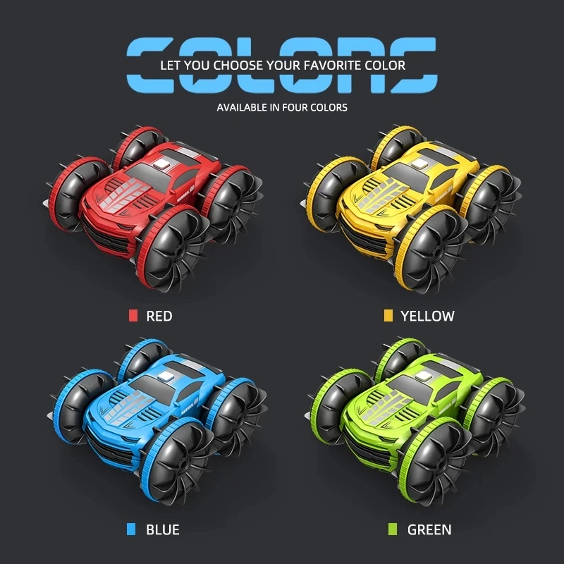 Drift Climbing Remote Control Amphibious Vehicle 2.4G Dual Remote Gesture Control Car Toys