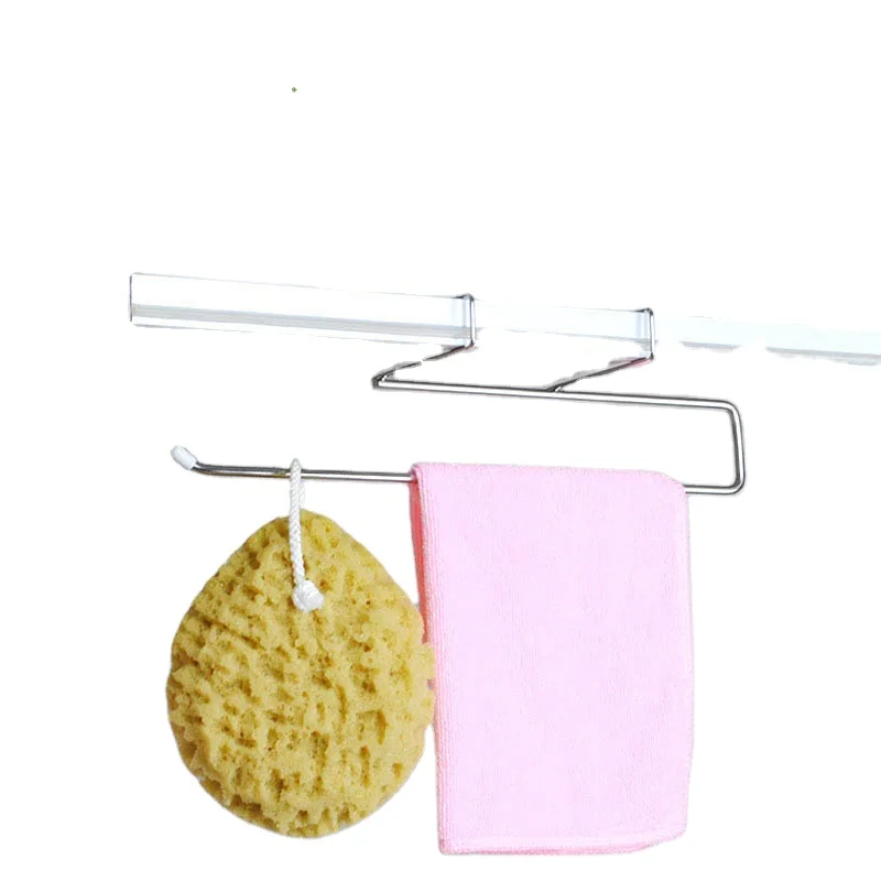 Metal Kitchen Toilet Paper Holder Tissue Holder Hanging Bathroom Roll Paper Holder Towel Rack Stand