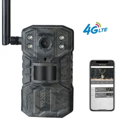 4G Lte 5db Signal Livestream Trail Camera 940 Infrared Light Rechargeable Long Battery Life Hunting Camera Wireless Game Camera