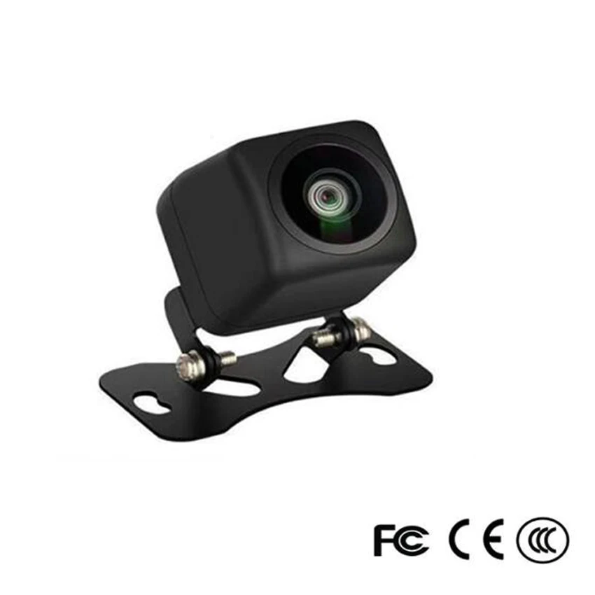 Проката СИД 180 градусов широкий угол обзора 6-слойное объектив HD камера заднего вида с ночным режимом видения бесплатная