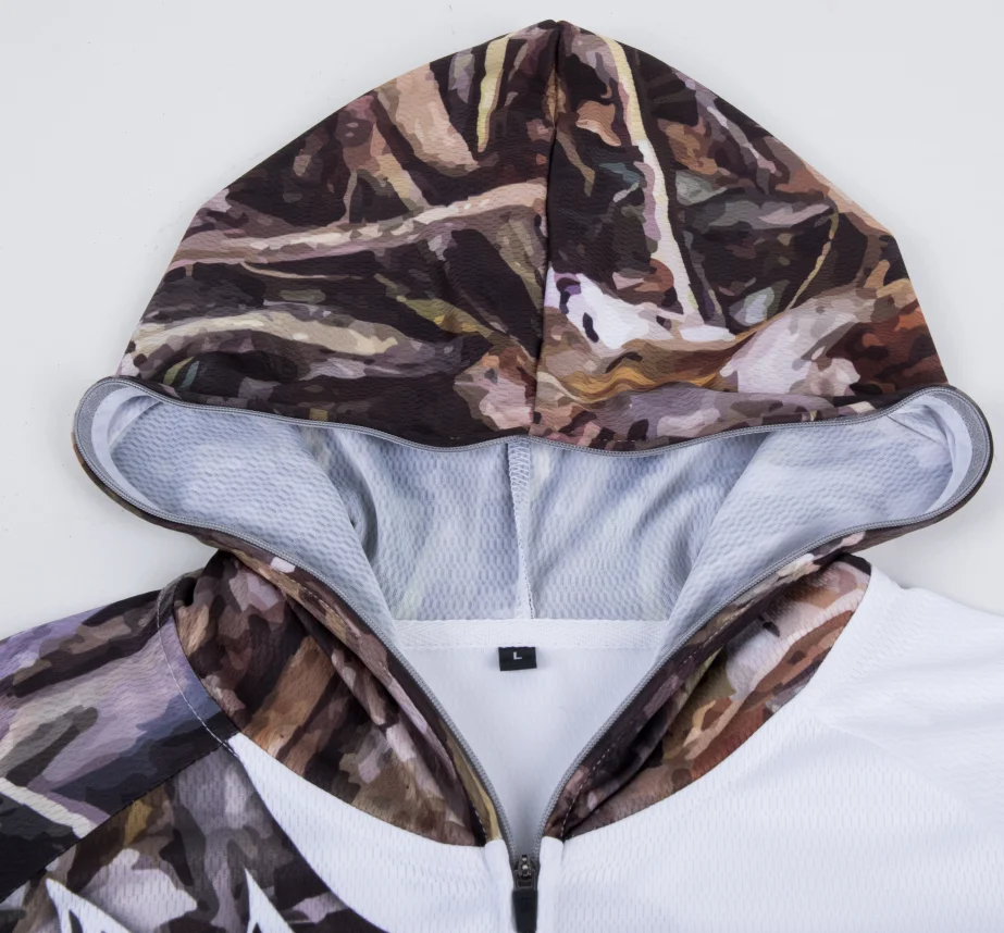 Uv Protection Performance Polyester unisex long sleeve  Fishing Shirt  Outdoor custom fishing hoody