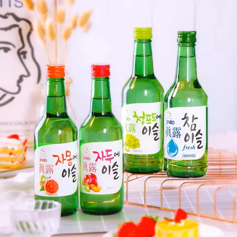 Jinro Soju 360ml*20 bottle Korean Liquor 13%vol Long Term Alcoholic Whisky Liquor Soju