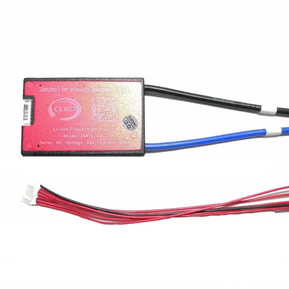 Daly BMS 15A 20A 30A 40A 6S 24V тот же порт с балансом для li ion lifepo4 батарейный блок