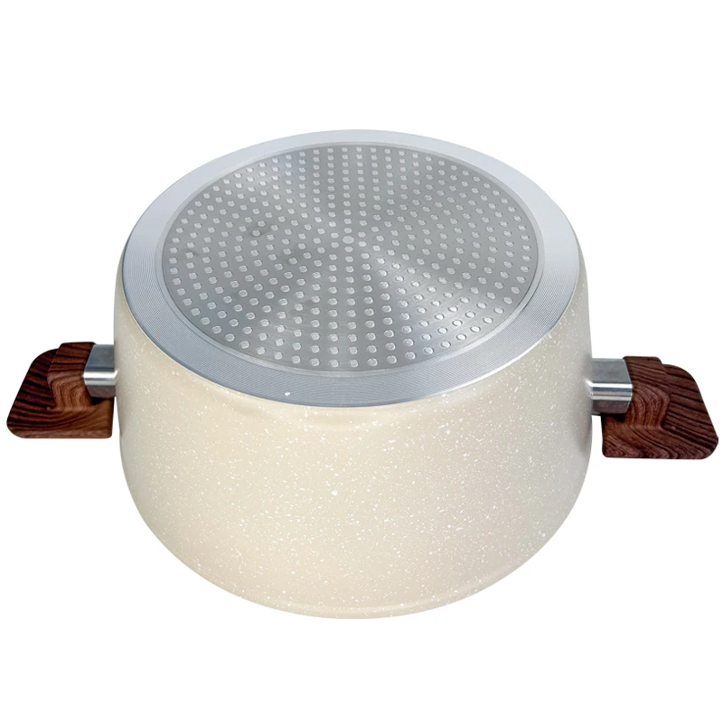 aluminum non stick cookware set non-stick pan granite soup pot set kitchenware no stick casserole set