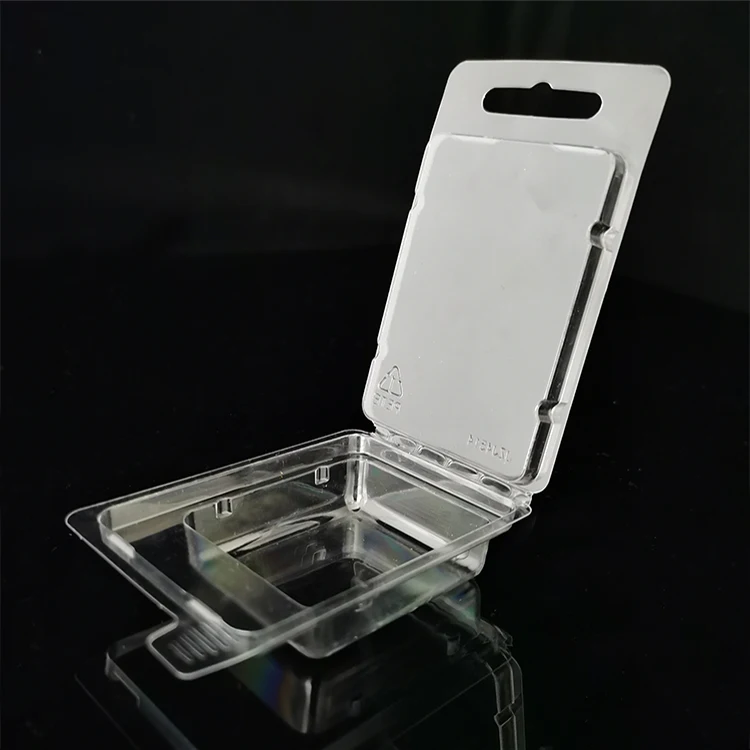 Custom blister packing euro marbles clamshell pack clear transparent plastic boxes