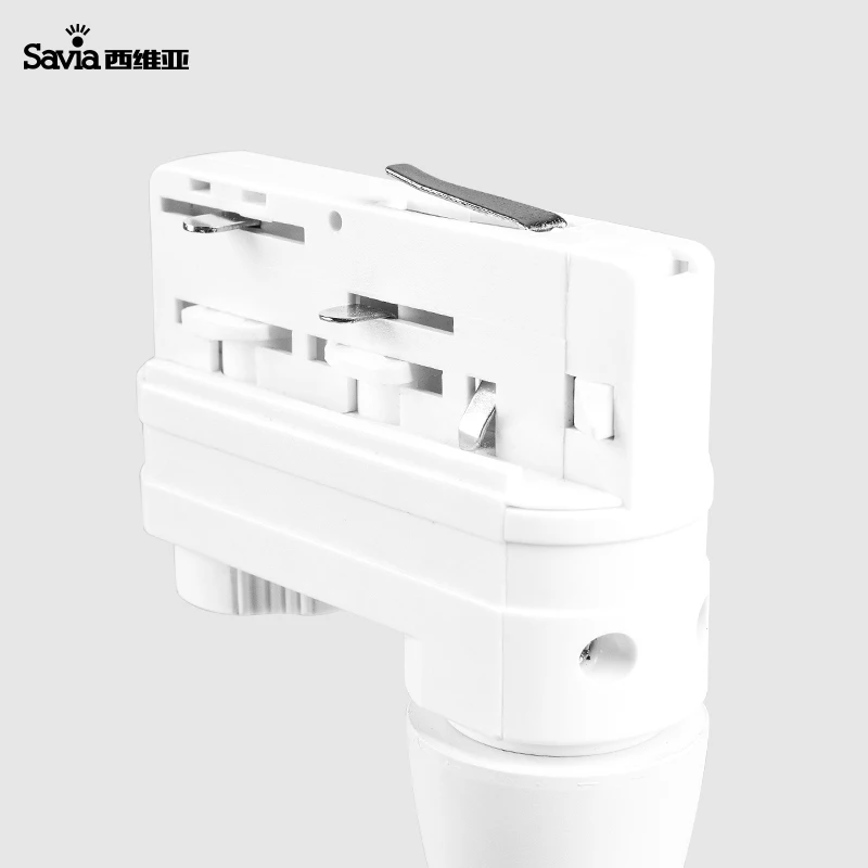 
Savia 3 Phase 4 Wires Anti Glare Adjust Modern LED Indoor Ceiling Spotlight Track Rail light For Shop Office Exhibition 