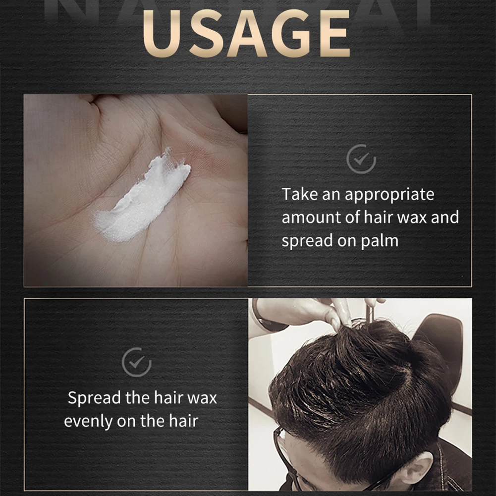 Private Label Textured Strong Hold Hair Wax For Men Hair Styling Products Hair Pomade Wax