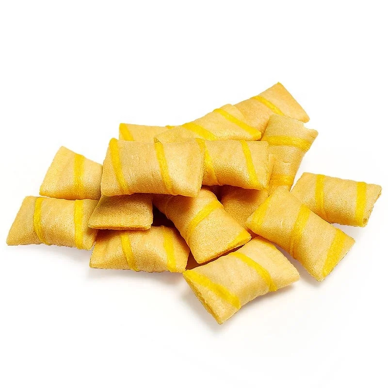 New biscuit mini cream wafer rolls durian cream inside Crackers creamy sandwich crackers biscuits