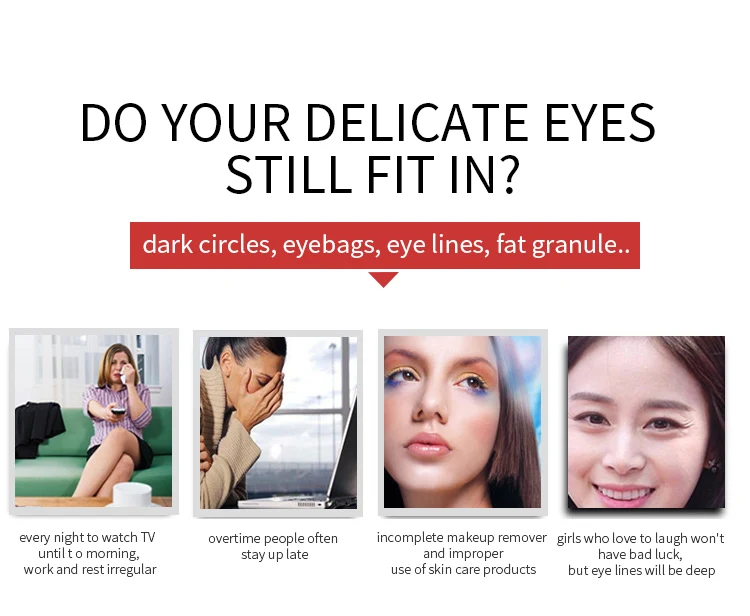 Hot Sale Eye Bags Visibly Anti-wrinkle Crow Feet Eye Bag Repair Under Eye Serum