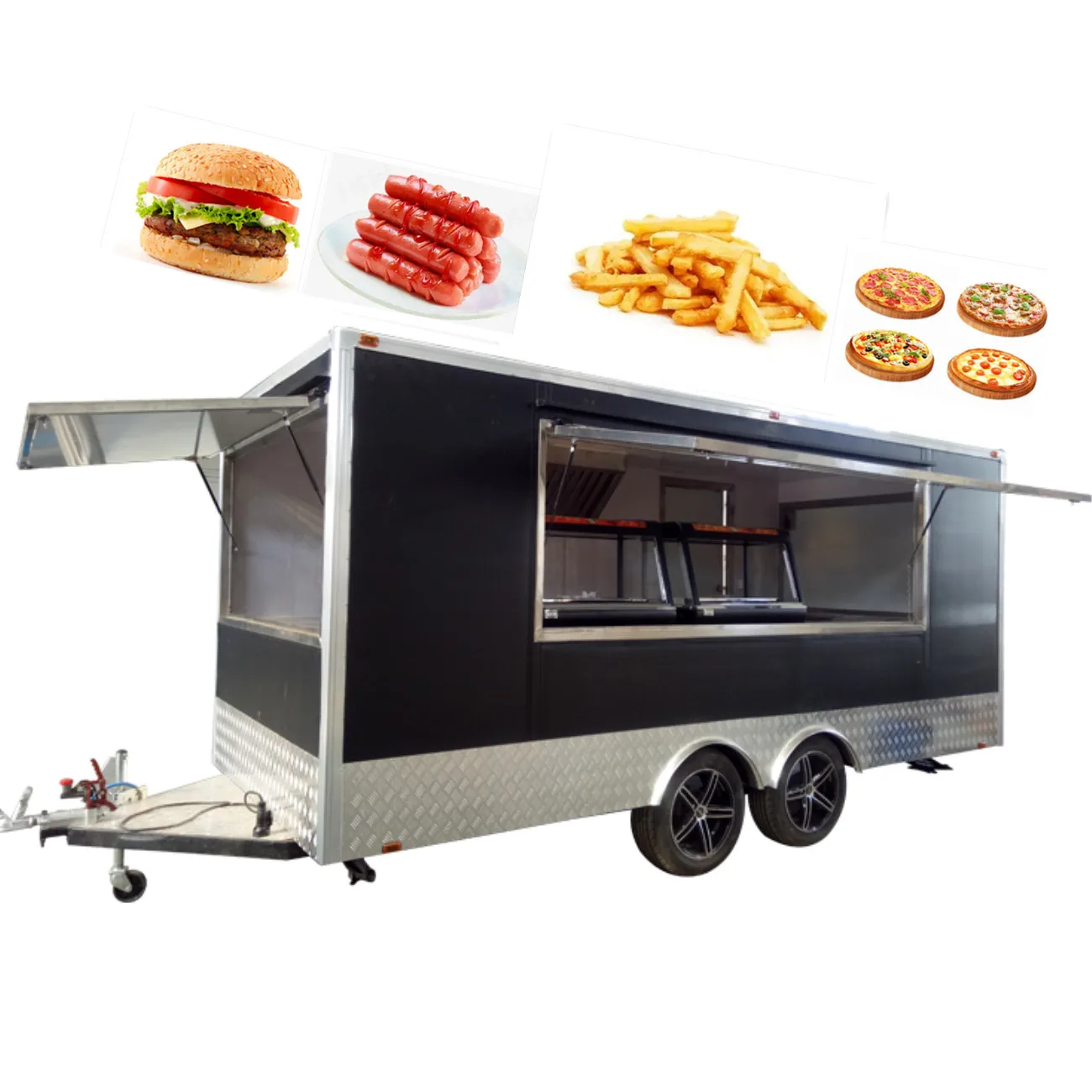 2023 bbq food truck cart pizza burger мороженое Кофе на заказ еда-грузовик фургон для продажи в США трейлер еды из индейки