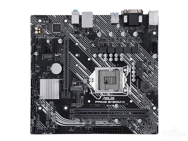 Оптовая продажа материнских плат для подержанных A-SUS B460M-K LGA 1200 10th Gen i9 i7 B460 основная плата WIFI M.2 VGA DVI ATX материнская