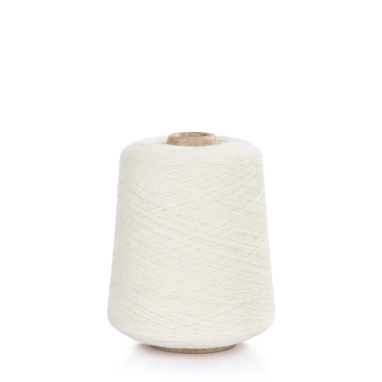 
High Quality White Pure Bulk Mongolian Machine Knitting 100% Merino Wool Yarn 