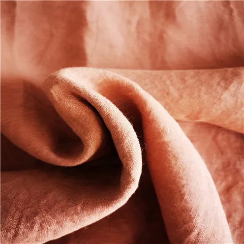 14sL Stock Stone Washed 100% Pure Linen  Bulk 101 fabric for men and women cloth shirt