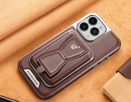 High quality men women use plating pu leather phone case card bag magnetic mobile phone id card holder for credit card