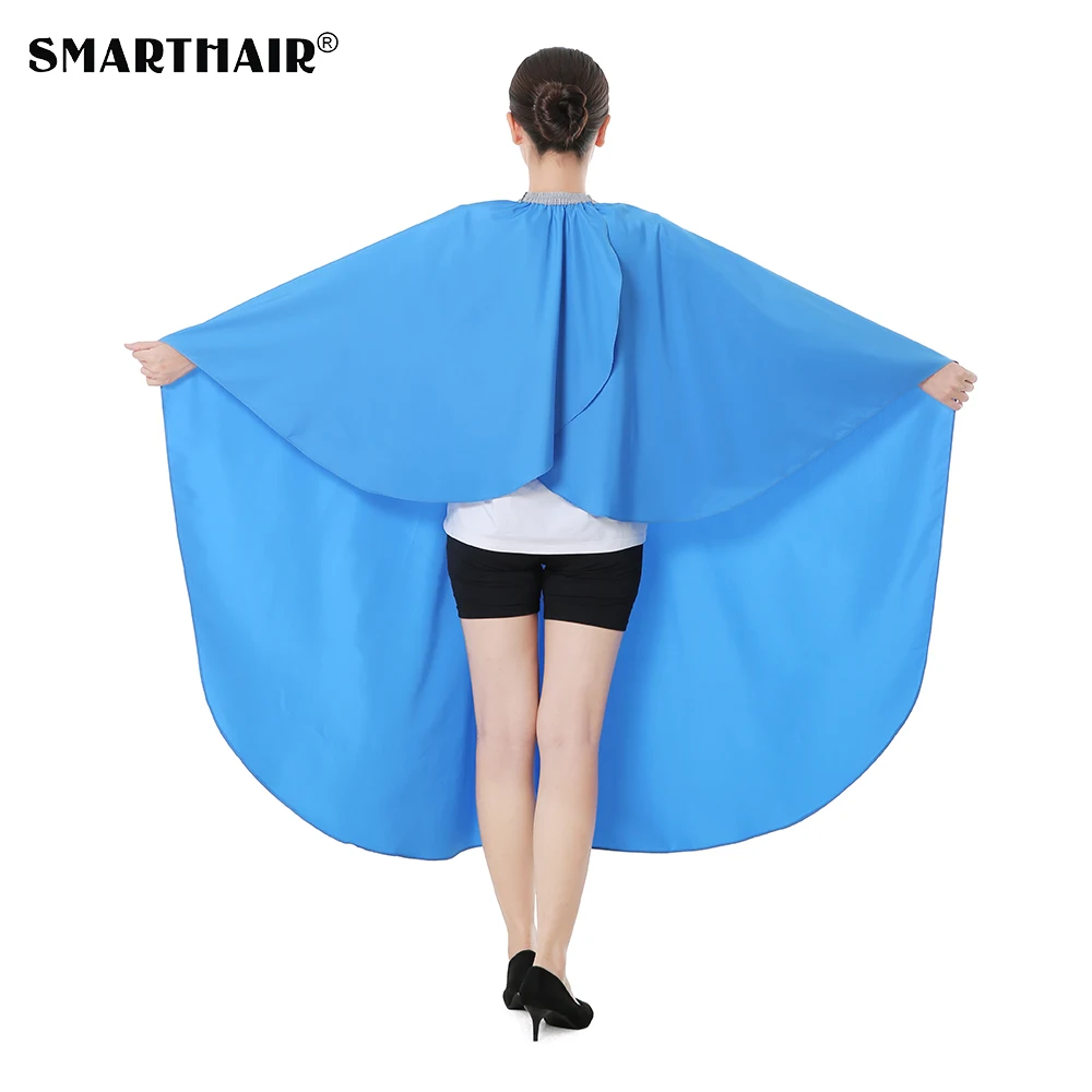 nylon logo beauty magnetic client cape pour salon de coiffure chemical bleach proof salon capes