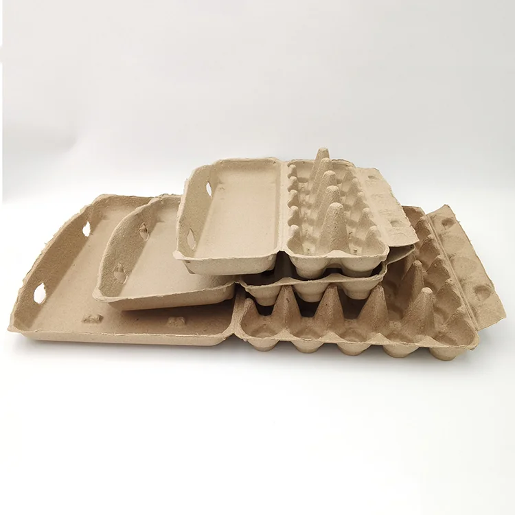 KINGWIN 100% biodegradable 12-compartment pulp egg tray