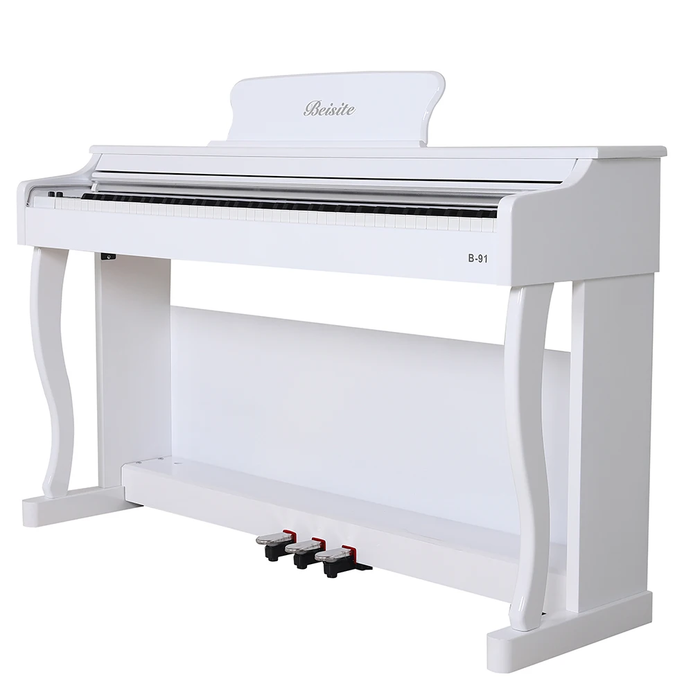 Upright 81 digital electronic 88 keys hammer action keyboard piano MIDI