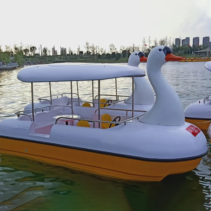 Фабричная электрическая лодка White Swan по лучшей цене для отдыха парка