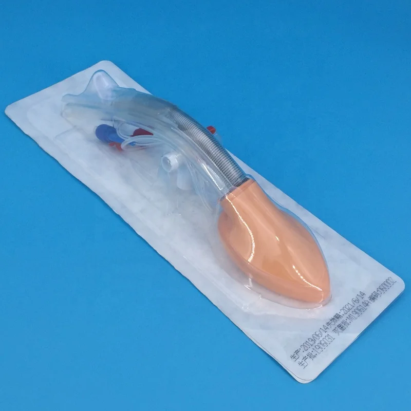 China manufacturer disposable medical silicone double lumen laryngeal mask airway