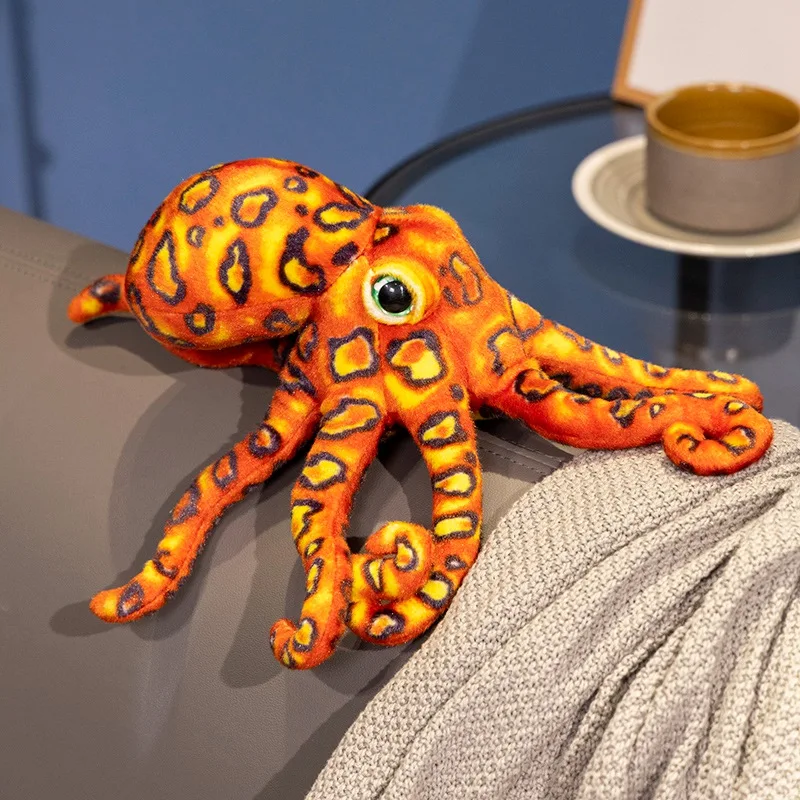 wholesale Cartoon plush marine animals Soft Stuffed Animal Octopus Plush Toy Little octopus t Plush cushion pillow