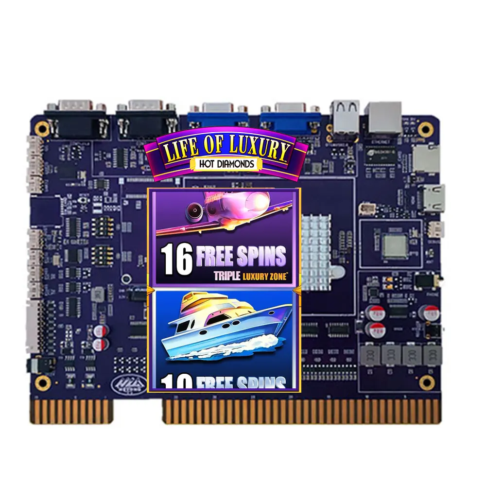 Fire Link Preview Function 8 in 1 Entertainment Multi Video Games Het Pcb Board for Skill Game