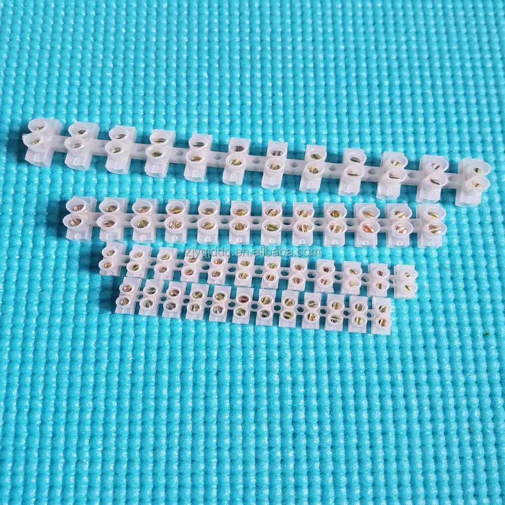 China manufacture plastic electrical screw terminal block