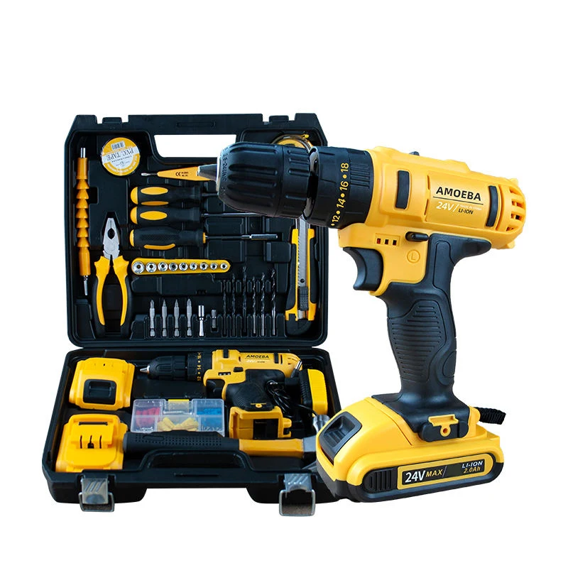 Best Price 24 V Cordless Brush Hammer Drill Professional Electric Drill Cordless Drill Screwdriver