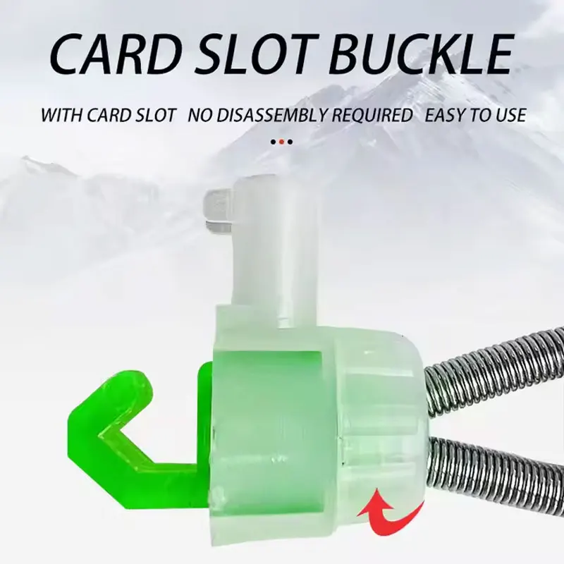 Fishing Bite Alarms Fishing Rod Bells Rod Clamp Tip Clip Bells Ring Green ABS Fishing Accessory