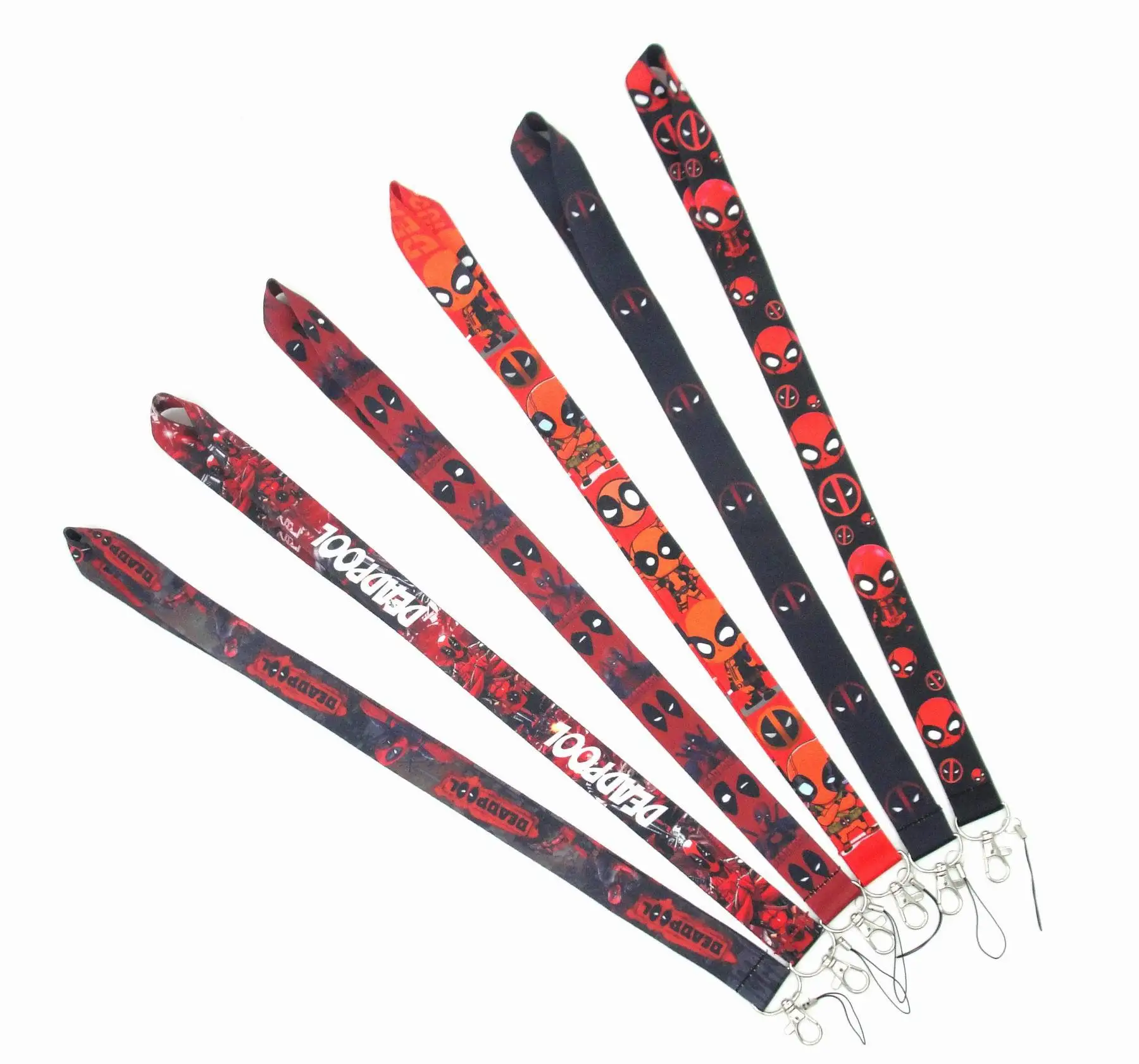 Deadpool Neck Strap Game Lanyard for Key USB ID Card Badge Holder Cell Phone Straps Necklace Gift
