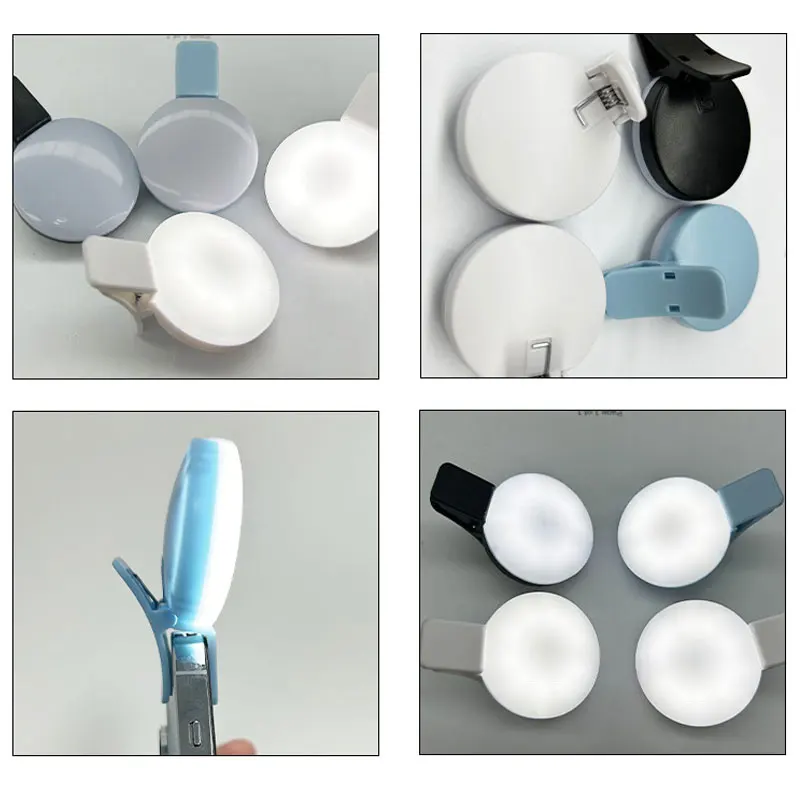 Wholesale Custom USB Charging LED round Live Beauty Fill Light for Mobile Phones Featuring Custom Logo for Video Usa