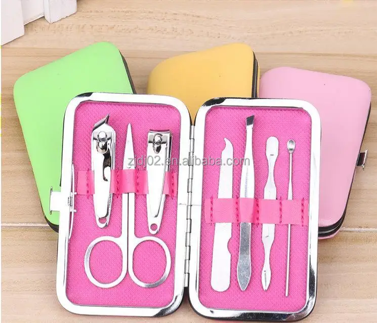 7.8.9.10.12 pieces set beauty nail tool set manufacturers gift custom LOGO nail clipper nail clipper set for baby