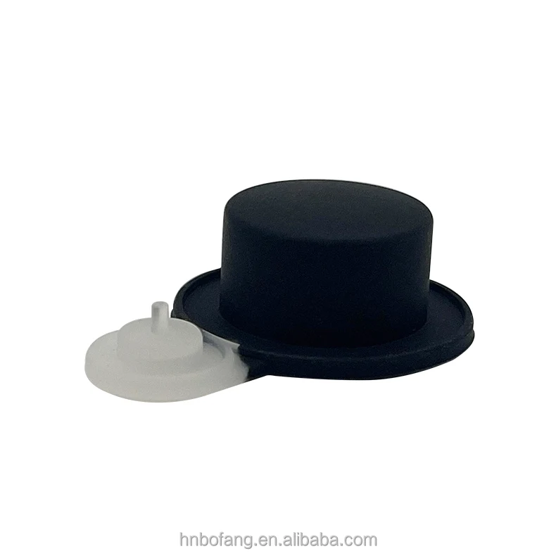 OEM изготовленный на заказ гибкий маленький одиночный черный силиконовый резиновый кнопочный чехол