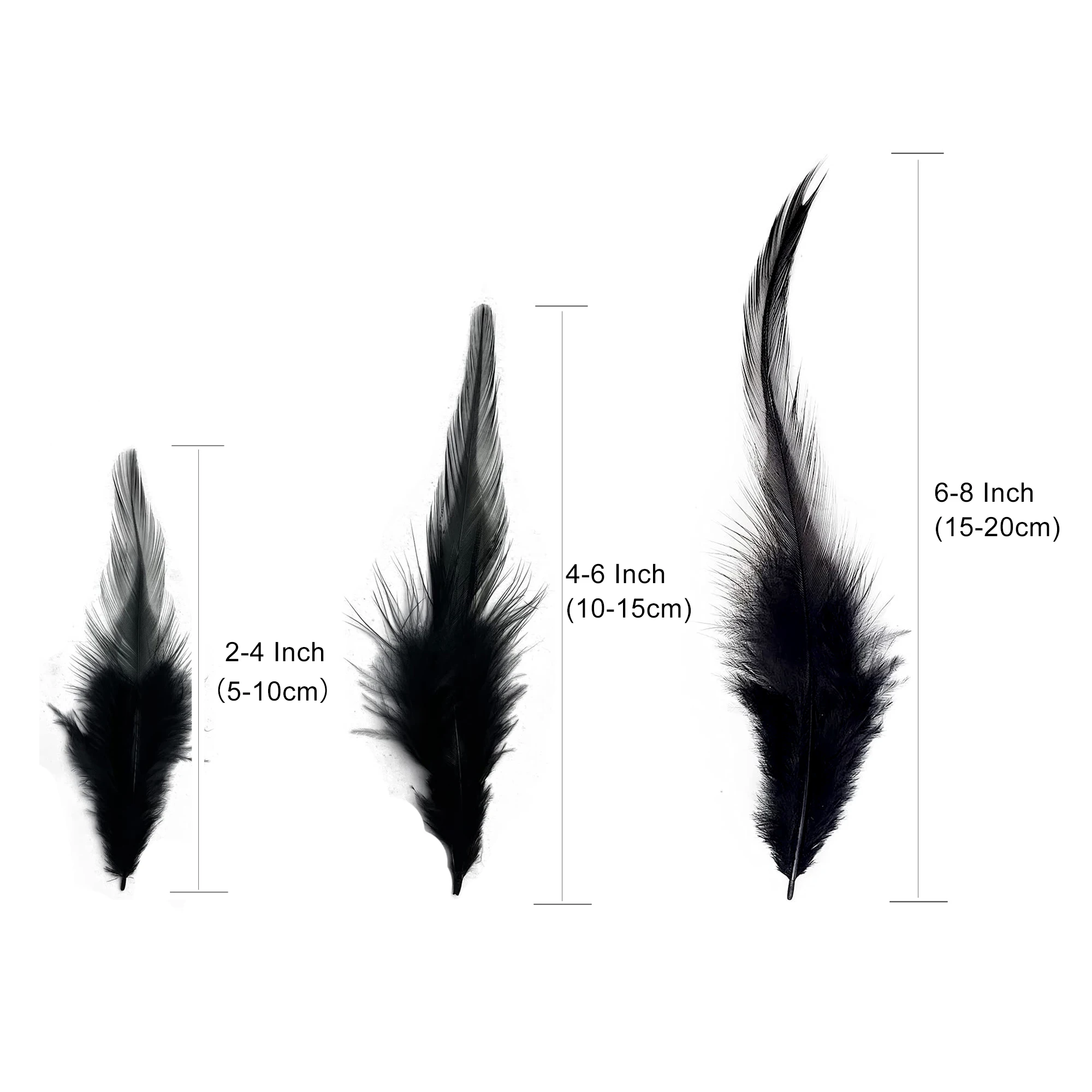 4.5-6 inch dyed White Rooster Saddles Feathers Dream catcher craft DIY feathers Hair earrings feather decorative accessories