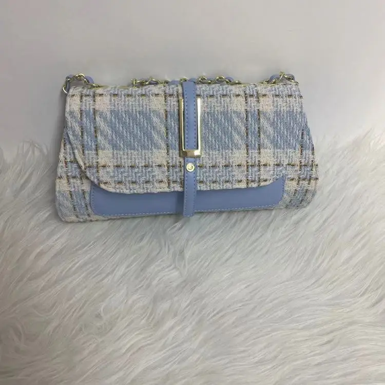 Purse Thai Bolsos PU Leather Travel Single-Shoulder Bag Fashion Trend Crossbody Bag New Style Striped Ladies Shoulder Bag