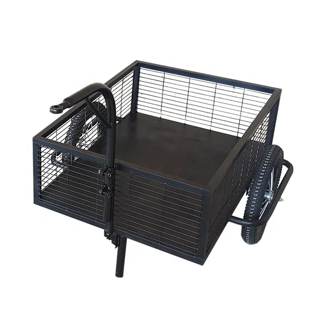 Semi drawbar small bicycle bike motorcycle camper cargo & utility trailers