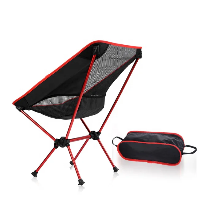 
Outdoor Portable folding Soft Seat Compact Lightweight BBQ camping Fishing Beach Foldable Moon chair 