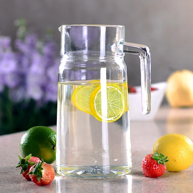 1L Machine Made 7pcs Glass Jug Set Wholesale Glass Pitcher Set