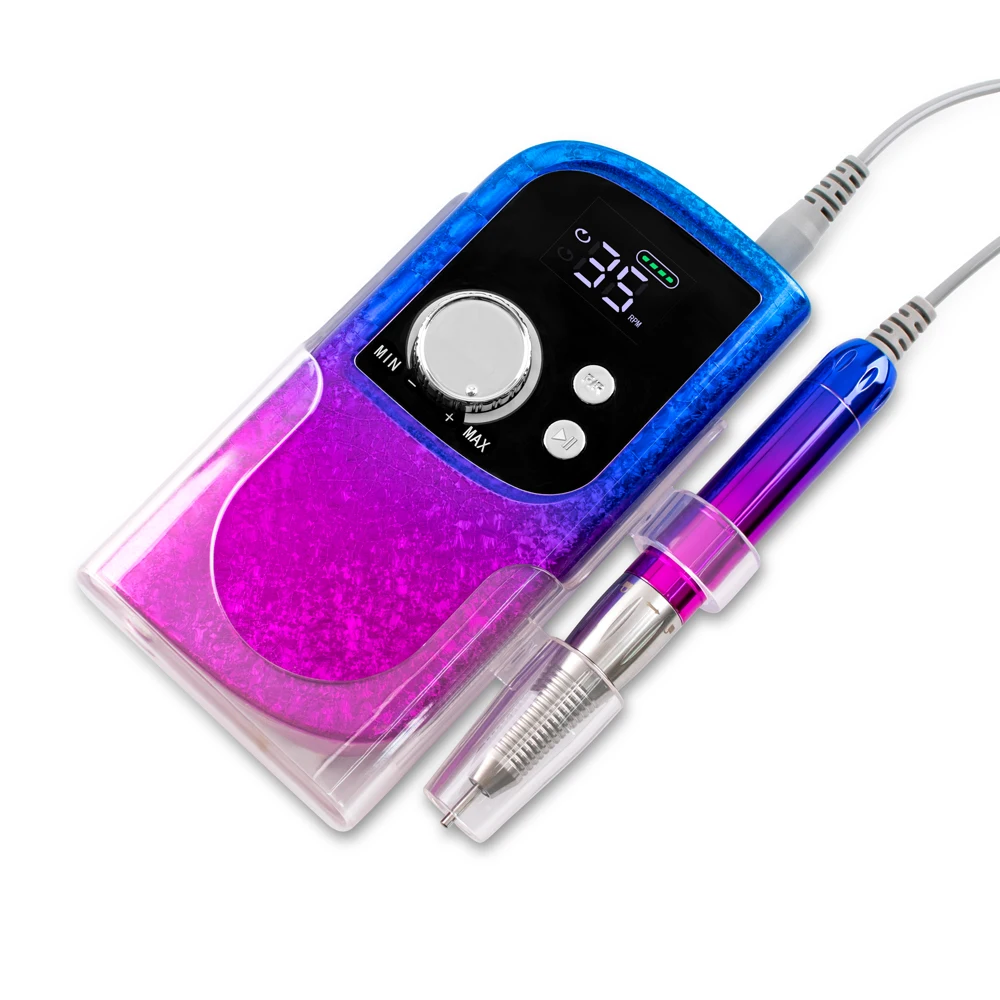 2021 NEW Strong Drill 35000 rpm portable mini Micro motor Brushless Electric micromotor rechargeable nail drill polishing