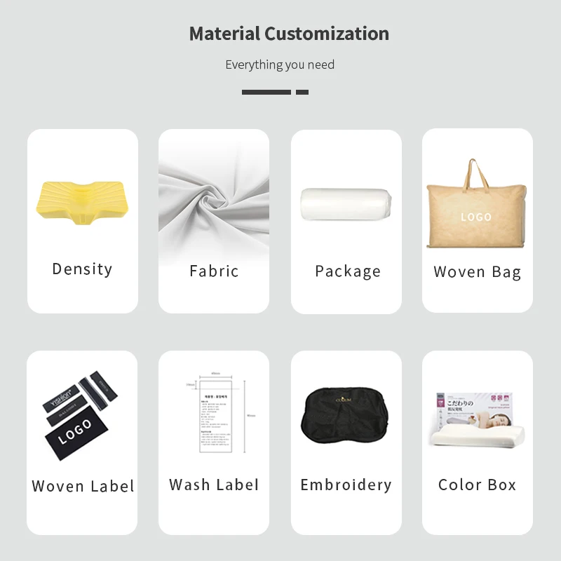 Low MOQ Bed Sleeping Contour Butterfly Shaped Side Sleeper Anti Snore Cervical Orthopedic Memory Foam Pillow