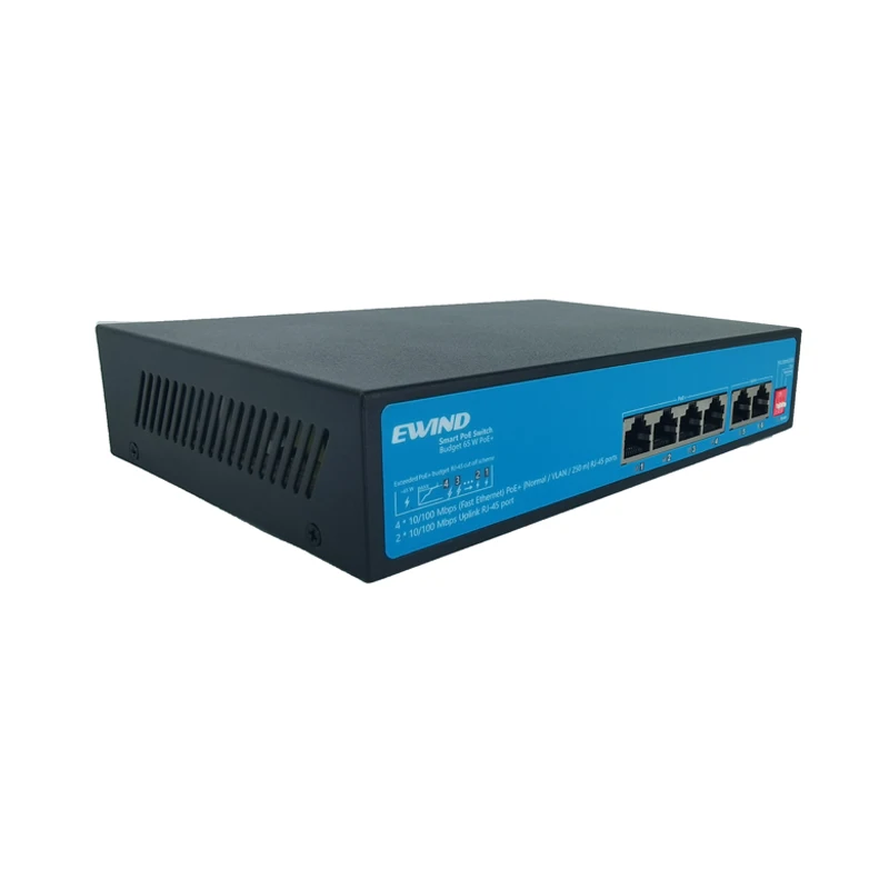 4port power over Ethernet Switch network Switch with poe af standard for ip camera