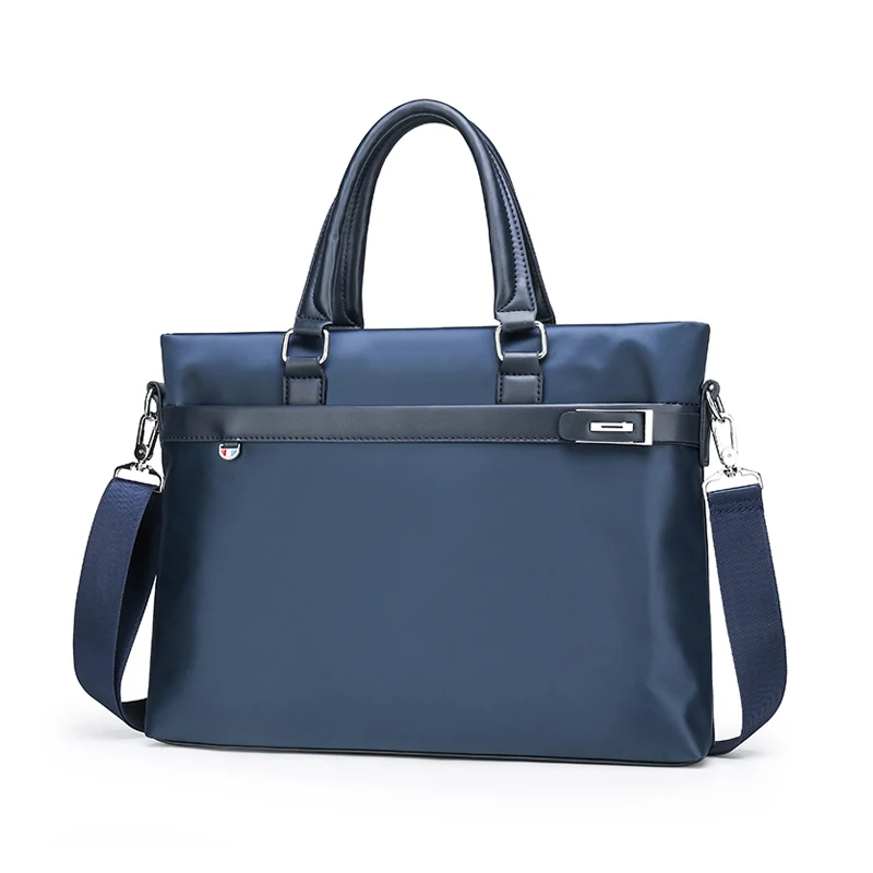 Wholesale Fashion Waterproof Nylon Men Travel Briefcase Work Shoulder Computer Bags Business High Quality Males Laptop Hand Bag
