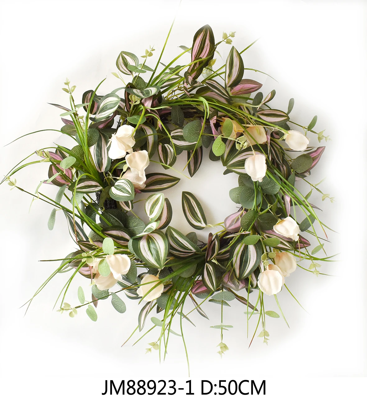 2022 Hot Selling Wholesale Silk Artificial Flower Home Wedding Decoration Big Eucalyptus Garland