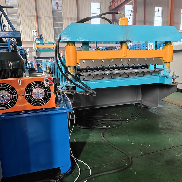 Factory Direct Sales High Quality Full Automatic 988 Corrugated Roof Sheet Roll Forming Machine