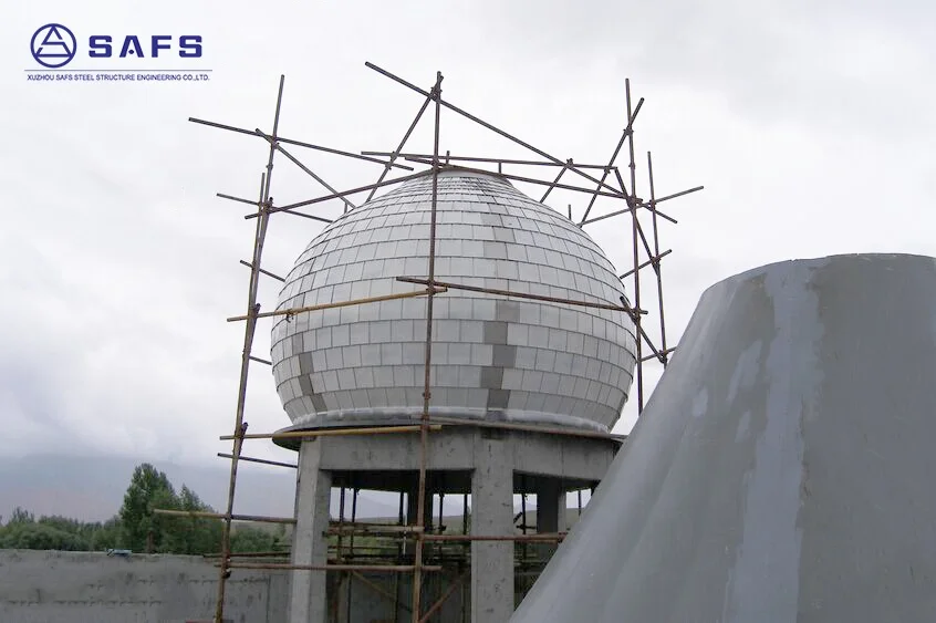 SAFS стальная конструкция металлическое стекло Skylight крыша мечеть купол