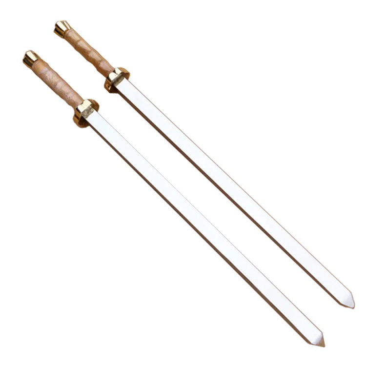 Traditional Wushu Double Whips Double Mace Shuang Jian