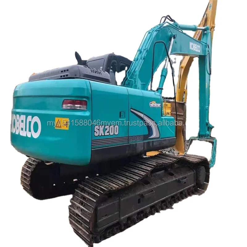 Used high quality Kobelco sk200-8 crawl excavator manufactured in Japan with best price used machinery machine for sale