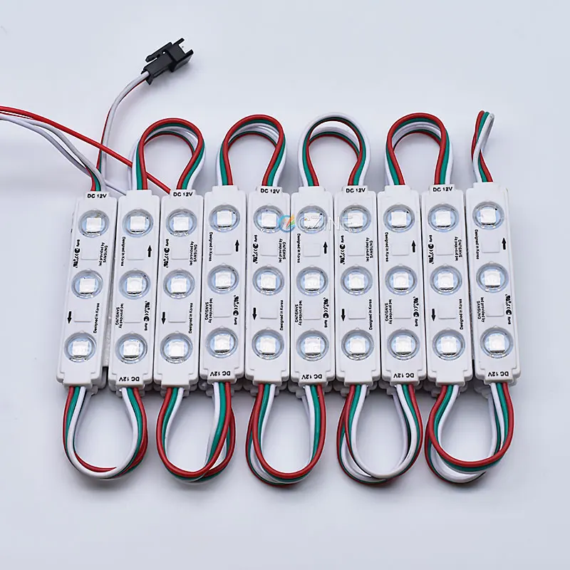 Модуль впрыска 0 72 Вт 12 В цифровой 3led 150 лм smd 5050 светодиодные модули для вывесок